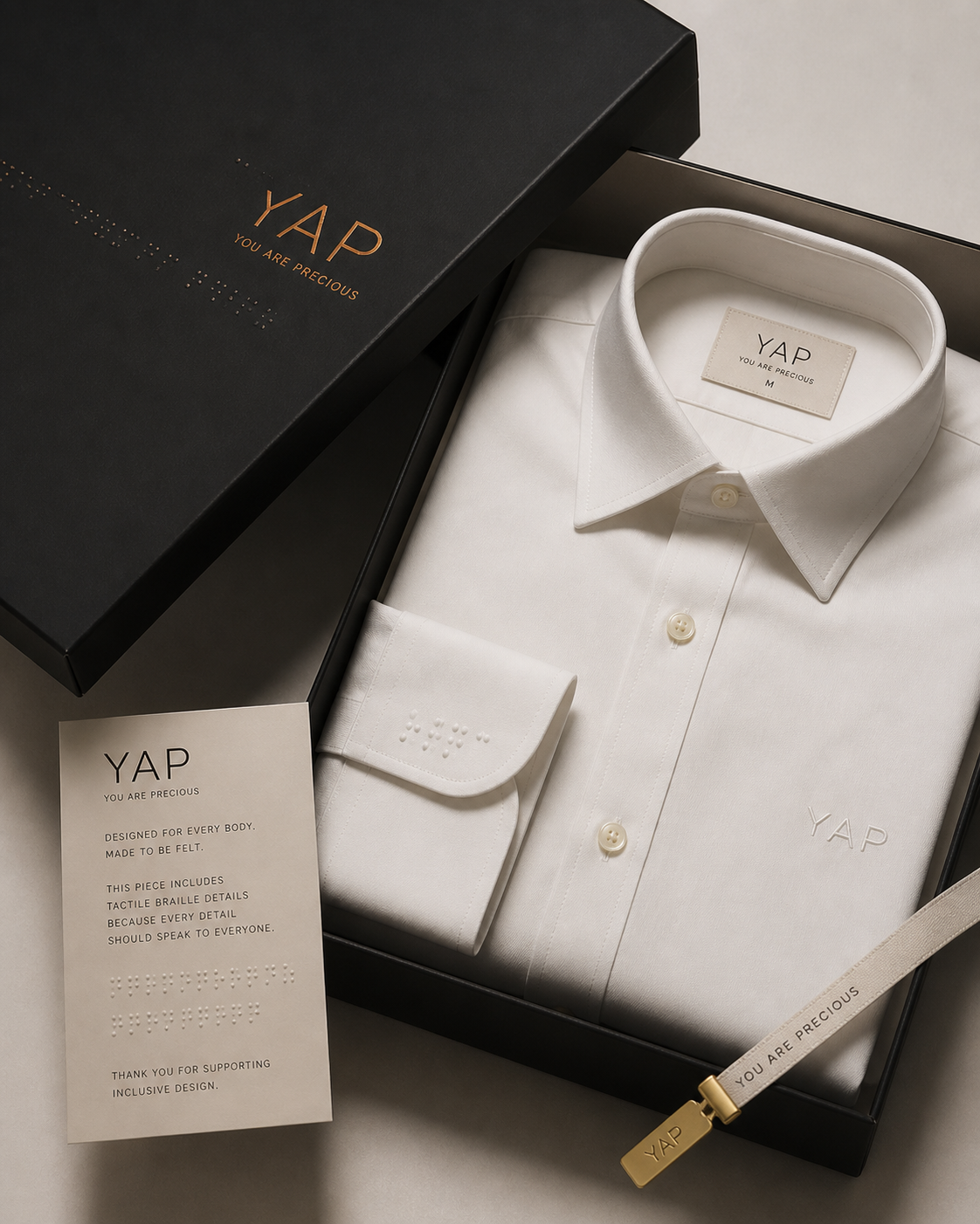 YAP Braille Shirt Campaign